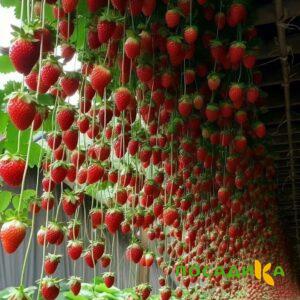 Клубника ампельная Анастасия купить по цене от 370р. в интернет-магазине «Посадика» с доставкой почтой в в Сухиничие и по всей России – [изображение №1].