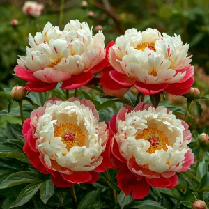 Пион Коралловый Каскад купить по цене от 490р. в интернет-магазине «Посадика» с доставкой почтой в в Сухиничие и по всей России – [изображение №1].